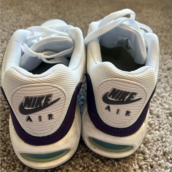 Nike Air Max White and Teal Sneakers - Picture 3 of 5